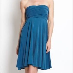 Von Vonni Transformer Dress Short Teal